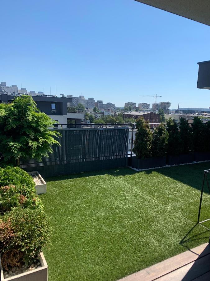 Ekskluzywny Penthouse Z Ogrodem W Centrum Lodzi Esterno foto