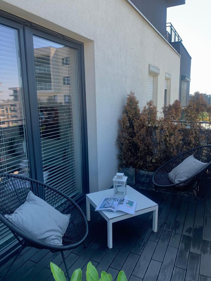 Ekskluzywny Penthouse Z Ogrodem W Centrum Lodzi Esterno foto